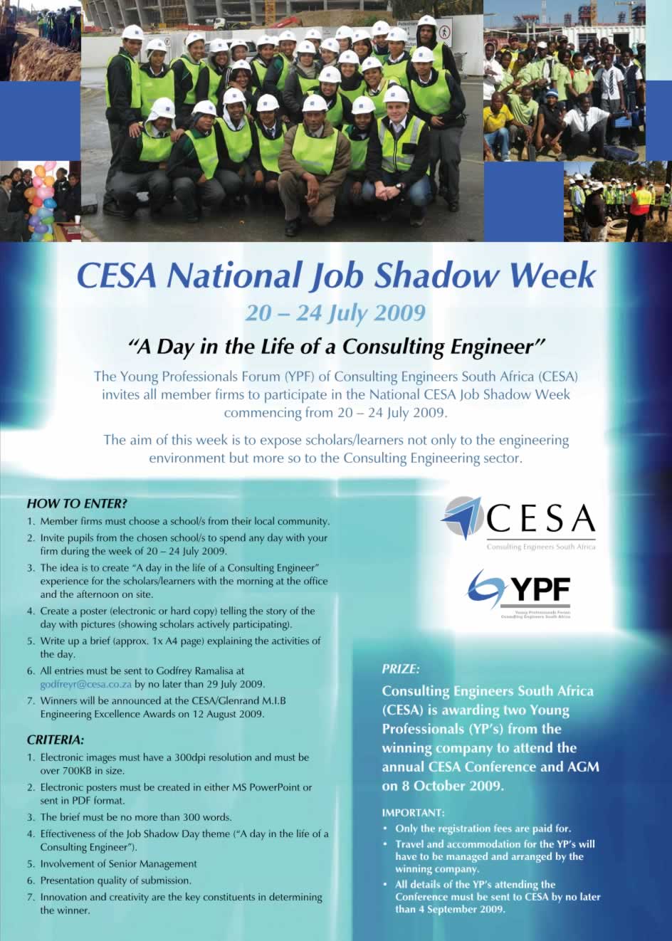 Job Shadow Week 2009